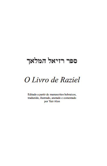 Sefer Raziel Hamalakh - Livro do Anjo Raziel